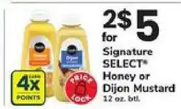 Safeway Signature SELECT Honey or Dijon Mustard offer