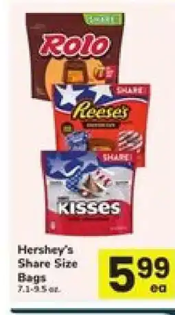 Safeway Hershey's Share Size Bags offer