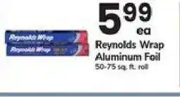 Safeway Reynolds Wrap Aluminum Foil offer
