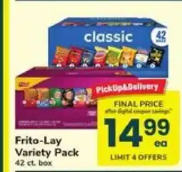 Safeway Frito Lay Variety Pack offer