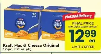 Safeway Kraft Mac & Cheese Original offer