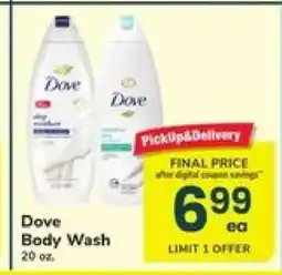 Safeway Dove Body Wash offer