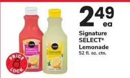 Safeway Signature Select Lemonade offer