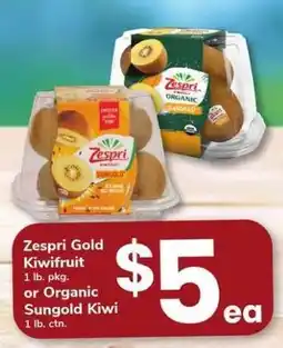 Safeway Zespri Gold Kiwifruit or Organic Sungold Kiwi offer
