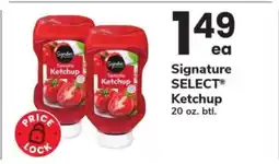Safeway Signature Select Ketchup offer