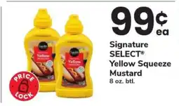 Safeway Signature SELECT Yellow Squeeze Mustard offer