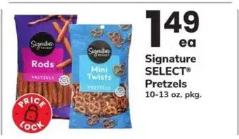 Safeway Signature Select Pretzels offer