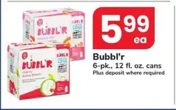 Safeway BUBBL'R offer