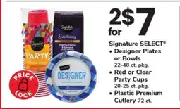 Safeway Signature SELECT Party Supplies offer