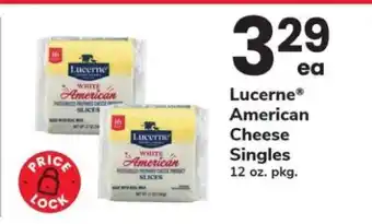 Safeway Lucerne American Cheese Singles offer