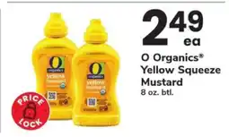 Safeway O Organics Yellow Squeeze Mustard offer
