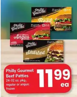 Safeway Philly Gourmet Beef Patties offer