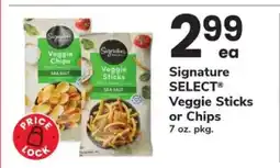 Safeway Signature SELECT Veggie Sticks or Chips offer
