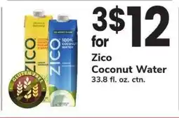 Safeway Zico Coconut Water offer