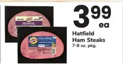 Safeway Hatfield Ham Steaks offer