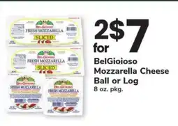 Safeway BelGioioso Mozzarella Cheese Ball or Log offer