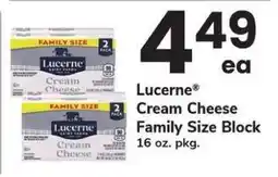 Safeway Lucerne Cream Cheese Family Size Block offer