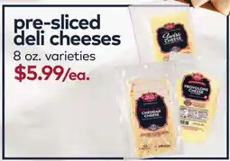 Safeway Pre-sliced deli cheeses offer