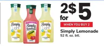 Safeway Simply Lemonade offer