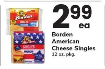 Safeway Borden American Cheese Singles offer