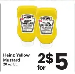 Safeway Heinz Yellow Mustard offer