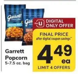 Safeway Garrett Popcorn offer