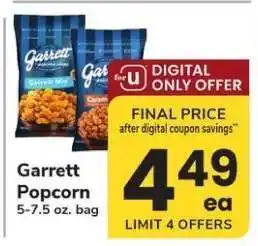 Safeway Garrett Popcorn offer