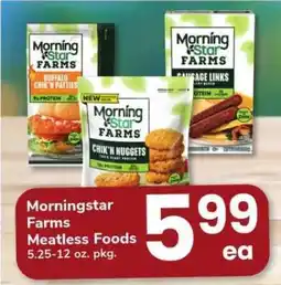 Safeway Morningstar Farms Meatless Foods offer