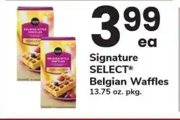 Safeway Signature SELECT Belgian Waffles offer
