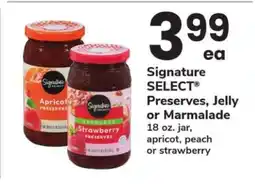 Safeway Signature SELECT Preserves, Jelly or Marmalade offer
