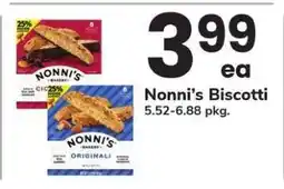 Safeway Nonni’s Biscotti offer