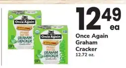 Safeway Once Again Graham Cracker offer