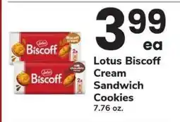 Safeway Lotus Biscoff Cream Sandwich Cookies offer