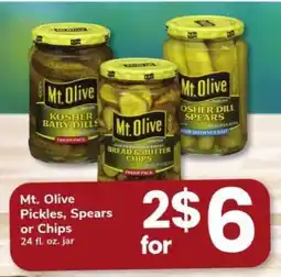 Safeway Mt. Olive Pickles, Spears or Chips offer