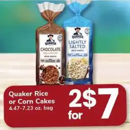 Safeway Quaker Rice or Corn Cakes offer