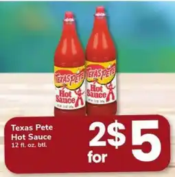 Safeway Texas Pete Hot Sauce offer