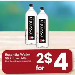Safeway essentia Water offer
