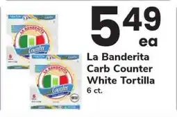 Safeway La Banderita Carb Counter White Tortilla offer