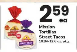 Safeway Mission Tortillas Street Tacos offer