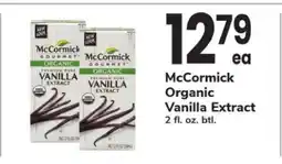 Safeway McCormick Organic Vanilla Extract offer