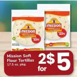 Safeway Mission Soft Flour Tortillas offer