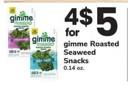 Safeway Gimme Roasted Seaweed Snacks offer