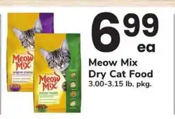 Safeway Meow Mix Dry Cat Food offer