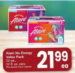 Safeway Alani Nu Energy Value Pack offer