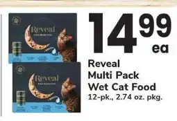 Safeway Reveal Multi Pack Wet Cat Food offer