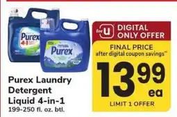 Safeway Purex Laundry Detergent Liquid 4-in-1 offer