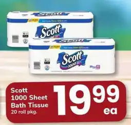 Safeway Scott 1000 Sheet Bath Tissue offer