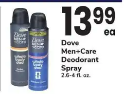Safeway Dove Men Care Deodorant Spray offer