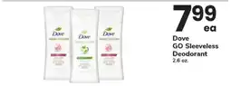 Safeway Dove GO Sleeveless Deodorant offer