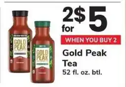 Safeway Gold Peak Tea offer